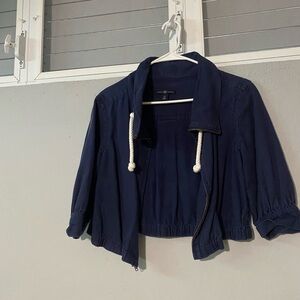 GAP Navy Blue Women's Crop Jacket xs